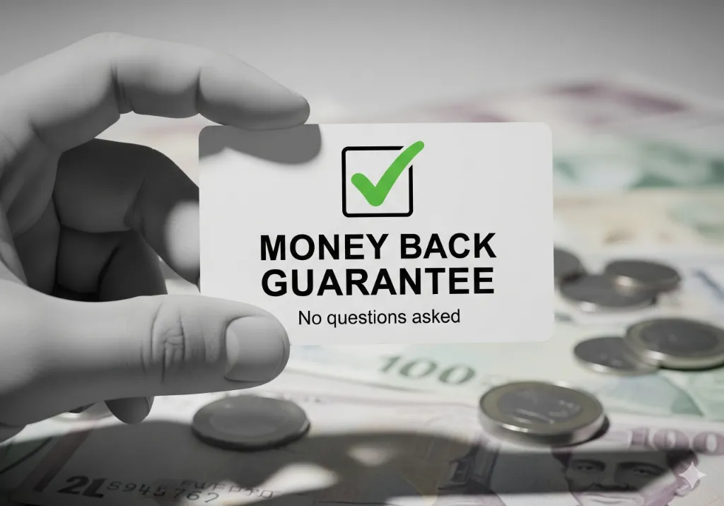 Risk-free hosting. Try us with confidence